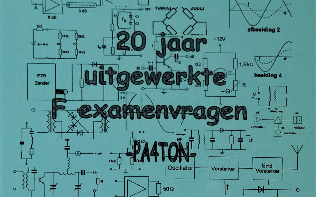 Boek met 20 jaar uitgewerkte F-examens